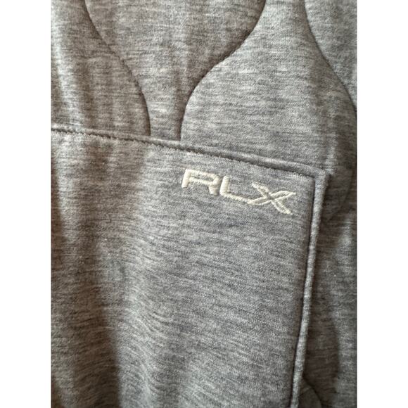 Polo Ralph Lauren RLX Oversized Quilted Half-Zip Pullover heather gray (New) - Picture 2 of 5